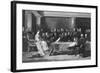 Queen Victoria and Council in Conference-null-Framed Giclee Print