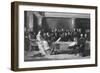 Queen Victoria and Council in Conference-null-Framed Giclee Print