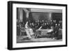 Queen Victoria and Council in Conference-null-Framed Giclee Print