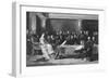 Queen Victoria and Council in Conference-null-Framed Giclee Print