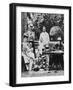 Queen Victoria and Family at Osborne House, Late 19th Century-null-Framed Giclee Print