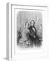 Queen Victoria and Napoleon III Emperor of France, Visiting the Art Gallery in Paris-Emile Lassalle-Framed Giclee Print