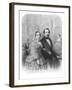 Queen Victoria and Napoleon III Emperor of France, Visiting the Art Gallery in Paris-Emile Lassalle-Framed Giclee Print