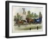 Queen Victoria and Prince Albert Taking Air in Hyde Park, London, C1840-James Pollard-Framed Giclee Print