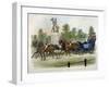 Queen Victoria and Prince Albert Taking Air in Hyde Park, London, C1840-James Pollard-Framed Giclee Print