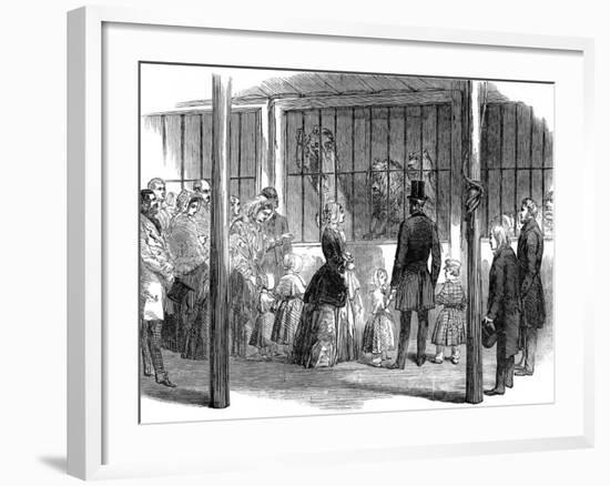 Queen Victoria and Prince Albert Visiting Wombwell's Menagerie-null-Framed Photographic Print