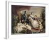 Queen Victoria and Prince Albert with Five of the Their Children, 1846-Franz Xaver Winterhalter-Framed Giclee Print