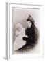 Queen Victoria and Prince Alexander Albert as Baby-null-Framed Photographic Print
