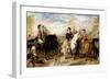 Queen Victoria and the Duke of Wellington reviewing the Life Guards, 1839-Edwin Landseer-Framed Giclee Print