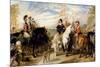 Queen Victoria and the Duke of Wellington reviewing the Life Guards, 1839-Edwin Landseer-Mounted Giclee Print