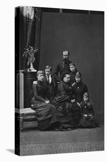 Queen Victoria and the Family of Princess Alice-null-Stretched Canvas