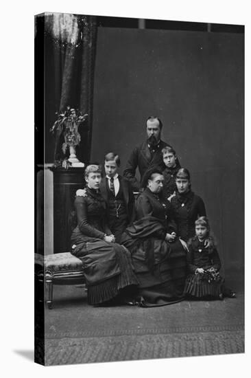 Queen Victoria and the Family of Princess Alice-null-Stretched Canvas