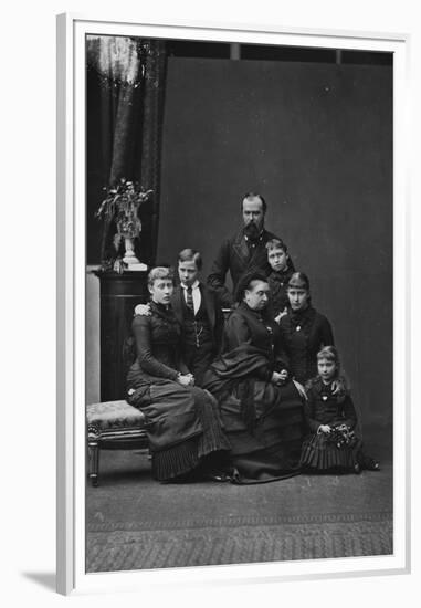 Queen Victoria and the Family of Princess Alice-null-Framed Premium Photographic Print