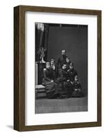 Queen Victoria and the Family of Princess Alice-null-Framed Photographic Print