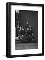 Queen Victoria and the Family of Princess Alice-null-Framed Photographic Print