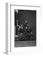 Queen Victoria and the Family of Princess Alice-null-Framed Photographic Print