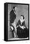 Queen Victoria and the Prince Consort, 1860-null-Framed Stretched Canvas