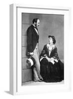 Queen Victoria and the Prince Consort, 1860-null-Framed Giclee Print