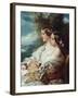 Queen Victoria and Victoire, Duchess de Nemours-Franz Xaver Winterhalter-Framed Giclee Print