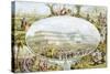 Queen Victoria Arriving to Open the Great Exhibition at the Crystal Palace, London, 1851-Le Blond-Stretched Canvas