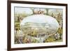 Queen Victoria Arriving to Open the Great Exhibition at the Crystal Palace, London, 1851-Le Blond-Framed Giclee Print