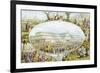 Queen Victoria Arriving to Open the Great Exhibition at the Crystal Palace, London, 1851-Le Blond-Framed Giclee Print