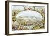 Queen Victoria Arriving to Open the Great Exhibition at the Crystal Palace, London, 1851-Le Blond-Framed Giclee Print