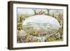 Queen Victoria Arriving to Open the Great Exhibition at the Crystal Palace, London, 1851-Le Blond-Framed Premium Giclee Print
