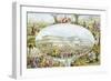 Queen Victoria Arriving to Open the Great Exhibition at the Crystal Palace, London, 1851-Le Blond-Framed Premium Giclee Print