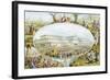 Queen Victoria Arriving to Open the Great Exhibition at the Crystal Palace, London, 1851-Le Blond-Framed Giclee Print