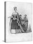 Queen Victoria as Queen Philippa at the Plantagenet Ball, Buckingham Palace, C1840s-null-Stretched Canvas