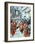 Queen Victoria at Easter Procession of Red Penitents France 1898-Chris Hellier-Framed Photographic Print