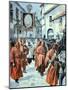 Queen Victoria at Easter Procession of Red Penitents France 1898-Chris Hellier-Mounted Photographic Print