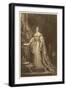 Queen Victoria at Her Coronation-null-Framed Art Print