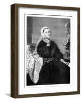 Queen Victoria at Osborne House, Late 19th Century-null-Framed Giclee Print