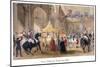 Queen Victoria at Temple Bar, London, 1837-Henry Warren-Mounted Giclee Print