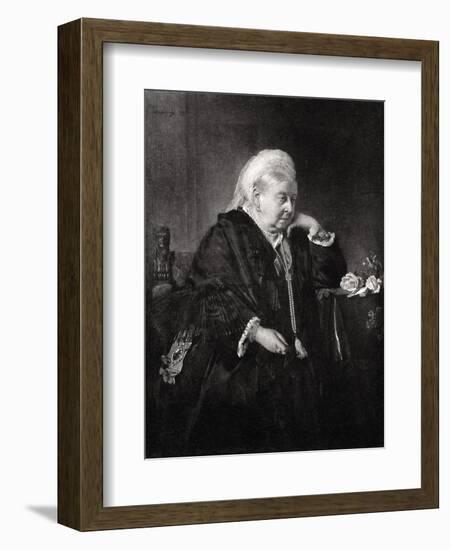 Queen Victoria at the Age of Seventy-Eight, Late 19th Century-Cockerell-Framed Giclee Print