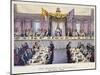 Queen Victoria at the Guildhall Banquet, London, 1837-W Lake-Mounted Giclee Print