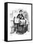 Queen Victoria at the Railway Ticket Office-null-Framed Stretched Canvas