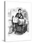 Queen Victoria at the Railway Ticket Office-null-Stretched Canvas