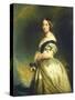 Queen Victoria, c.1843-Franz Xaver Winterhalter-Stretched Canvas