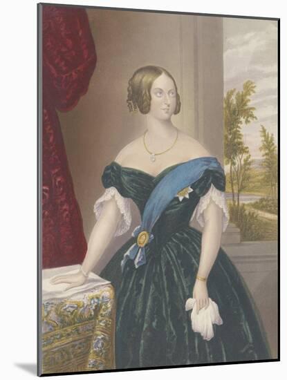 Queen Victoria, c.1860-George Baxter-Mounted Giclee Print