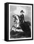 Queen Victoria, C1840s-Count d'Orsay-Framed Stretched Canvas