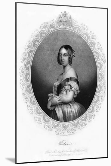 Queen Victoria, C1850s-DJ Pound-Mounted Giclee Print