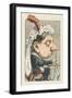 Queen Victoria Cartoon-Moloch-Framed Art Print