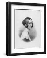 Queen Victoria Circa 1840-W.c Ross-Framed Art Print