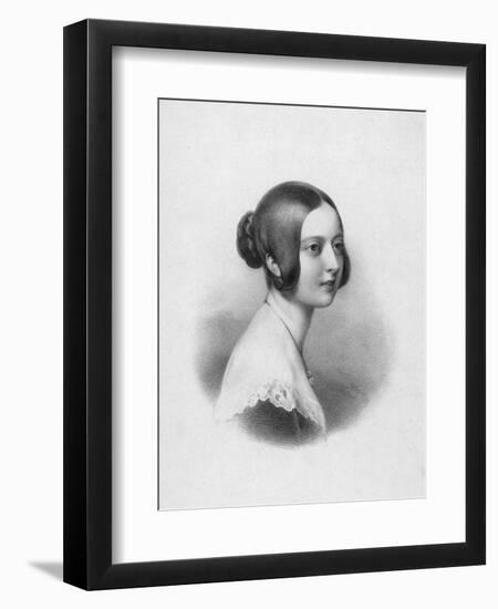 Queen Victoria Circa 1840-W.c Ross-Framed Art Print