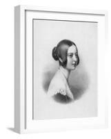 Queen Victoria Circa 1840-W.c Ross-Framed Art Print