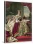 Queen Victoria Circa 1845-Franz Xaver Winterhalter-Stretched Canvas