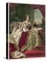 Queen Victoria Circa 1845-Franz Xaver Winterhalter-Stretched Canvas